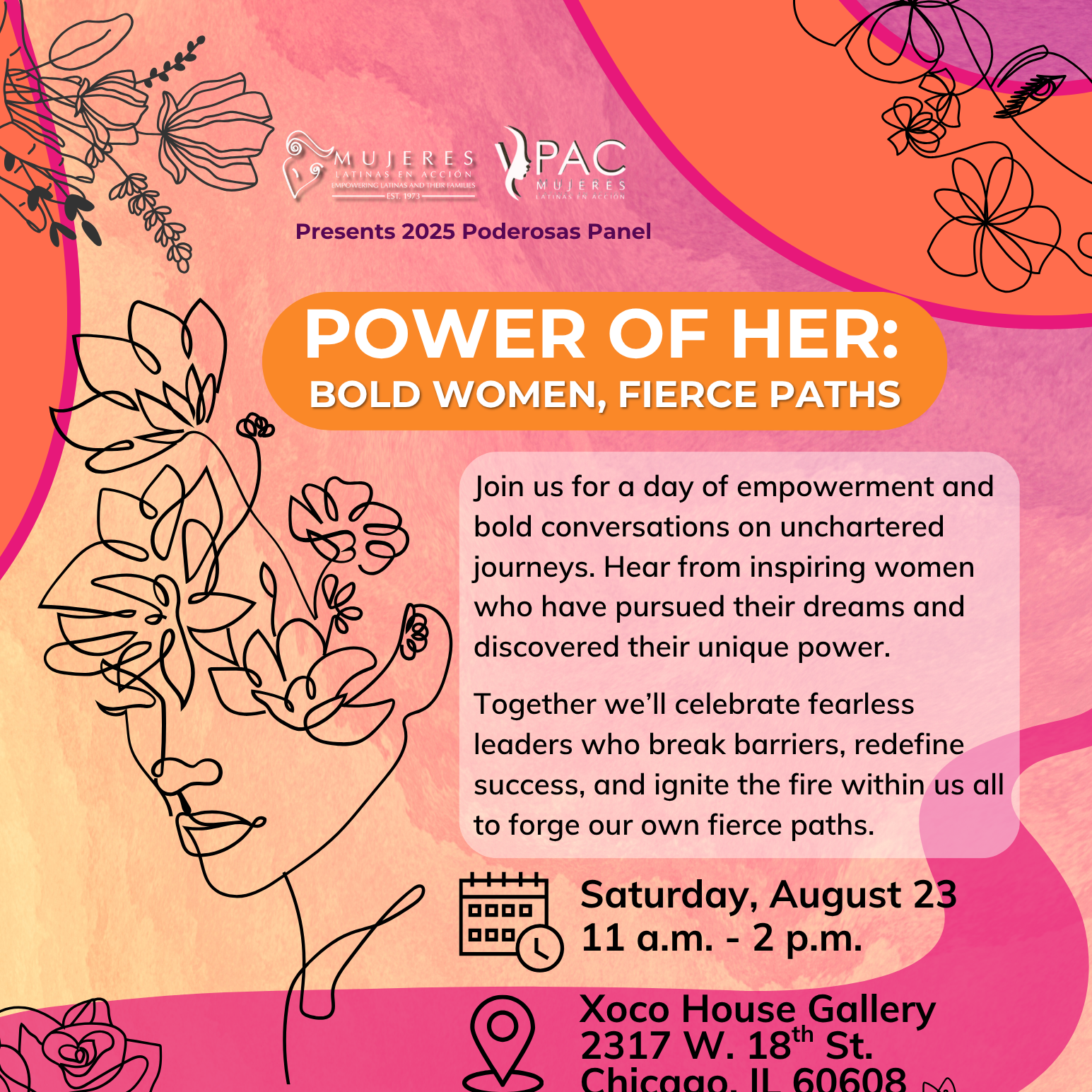 2025 Poderosas Panel: Power of Her - logo